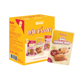 [Hộp 20 Gói] Đậu Hoàng Bảo - Đậu Tẩm Vị GULU FOODS